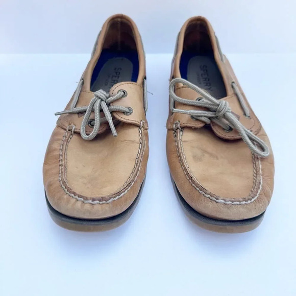 SPERRY Top‎ Sider Men’s Size 9.5 Boat Shoes Sahara - Picture 1 of 7